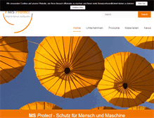 Tablet Screenshot of msprotect.de