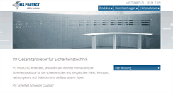 Desktop Screenshot of msprotect.ch