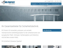 Tablet Screenshot of msprotect.ch